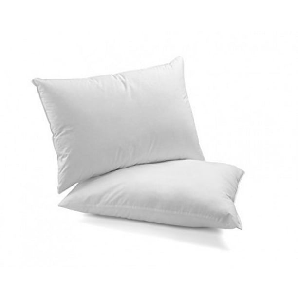 Set of 2 Hotel Style Double Down Surround Pillows As Seen in Many 5