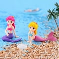 thumbnail image 2 of Mermaid DIY Mini Miniature Figurine Garden Dollhouse Decor Micro Landscape, 2 of 8