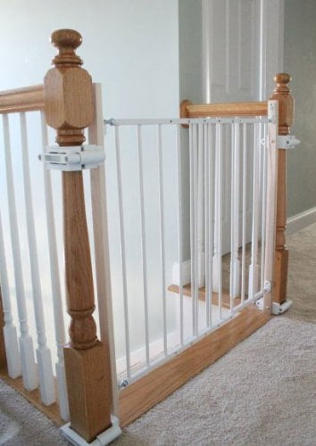 wooden stair gate no screw