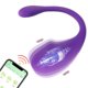 thumbnail image 3 of vibrador de punto inalámbrico bluetooth mujer aplicación de control remoto usar huevo vibrador 1 pieza púrpura, 3 of 5