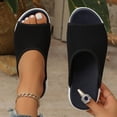 thumbnail image 4 of Willtoo Women's Orthopedic Sandals Wide Width Wedge Casual Summer Sandals Flats Comfortable Orthopedic Slipper, 4 of 7