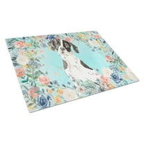 English Pointer Glass Cutting Board Large