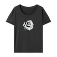 thumbnail image 1 of Camiseta para Mujer Trajes de Verano Camiseta con Cuello Redondo para Uso Diario Holiday Street SG, 1 of 7