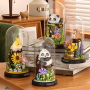 HI-REEKE Animal Micro Mini Building Block Set Owl Building Plastic Kit Toy Gift for Kid Multicolor