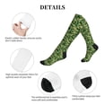 thumbnail image 5 of Lsque Crayfish Army Pattern Sport Compression Socks for Men & Women 15-20 mmHg Knee High Nurse Pregnant Running Medical and Travel Athletic, 5 of 6