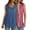 Blue, variant on fatyb Women's Tank Tops 2 Pack Crew Neck Sleeveless Shirts Casual Loose Summer Basic Tunic Tops