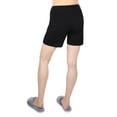 thumbnail image 5 of MeMoi Women's Rayon from Bamboo Shorts - Womens - Female, XS, Black, 5 of 6