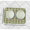thumbnail image 3 of Simply Daisy Plaid Pet Feeding Mat for Dogs and Cats, 3 of 3