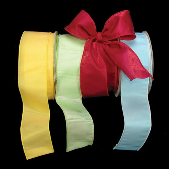 The Ribbon People Light Blue Two Tone Wired Craft Ribbon 2" x 40 Yards