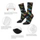 thumbnail image 4 of Fotbe Colorful Skateboard Calcetas Largas con Estampado para Hombre y Mujer – Calcetas de Compresión Transpirables y Elásticas, Viajar y Uso Diario Talla 5-11, 4 of 6