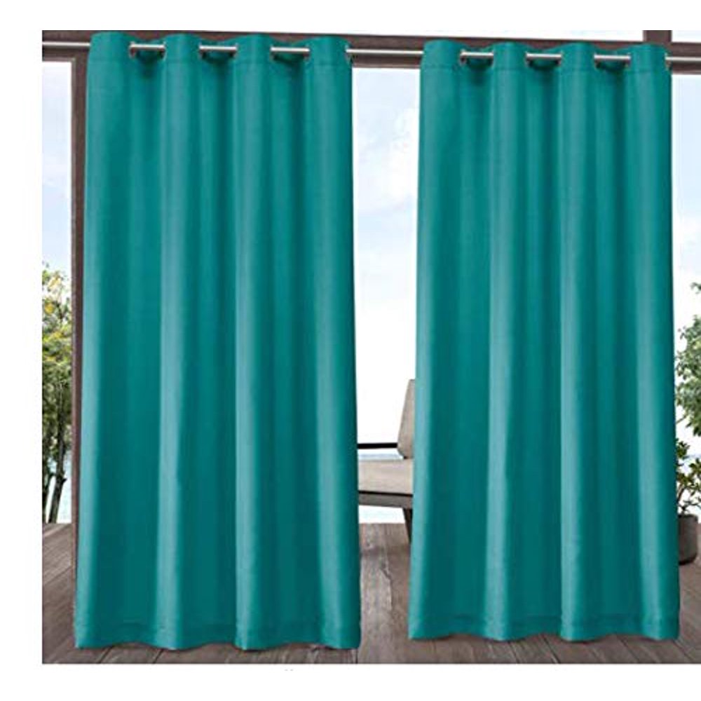 DREAM ART Indoor/Outdoor Curtains Grommet Top Waterproof Windproof