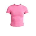 thumbnail image 2 of Scoop Women's Ultimate Refined Jersey Knit Fitted Baby Tee, Sizes XS-XXL, 2 of 5