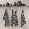 thumbnail image 4 of Kitchen Towels Cute Arrows Black Pattern Cleaning Towel Absorbent Hand Towels Tea Towels for Home Restaurant Dish Clean 28" x 18", 4PCS, 4 of 6