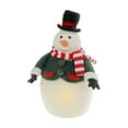 thumbnail image 1 of Led Wool Lit Stout Snowman, 1 of 3