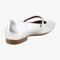 thumbnail image 5 of Naturalizer Kelly-Chain Women's Flats Silver Metallic Size 11 W, 5 of 8