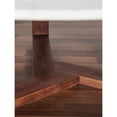 thumbnail image 5 of Laguna 36 Inch Round authentic marble and solid wood coffee table, 5 of 7