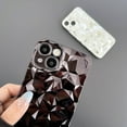 thumbnail image 4 of Cute 3D Diamond Texture Plating Soft Phone Case Compatible with iPhone Case (Blue,iPhone 12), 4 of 7