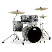 PDP PDCM20FNSB Concept Maple Drum Set, Silver & Black Fade - 4 Piece
