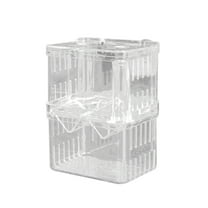 GAXIRE Fish Fry Incubation Box Fish Breeder Box Transparent 1Set 3.9*2.8*5.1in
