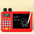 thumbnail image 1 of Calculatrices pour Enfants avec Bloc-Notes, Addition Soustraction Division Multiplication Calculatrice Mathématique Machine d'Apprentissage avec Tablette d'Écriture, 1 of 8