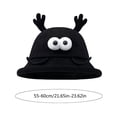 thumbnail image 5 of JZROCKER Funny Antennas Fisherman Hat for Female Outdoor Spring Sun Hat Cartoon Bucket Hat Party Headwear Breathable Camping Hat, 5 of 21