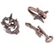 thumbnail image 5 of eecoo Rompecabezas de Rompecabezas, 3 Piezas de Rompecabezas de Metal Hole Lock IQ Test Mind Game Toys for Party Favor Kids Adult Challenge(A) Ecomeon  no, 5 of 6