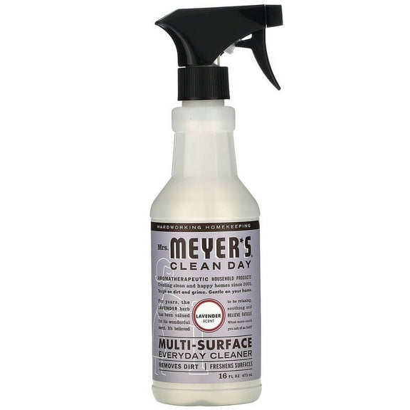 Mrs. Meyers Clean Day, Multi-Surface Everyday Cleaner, Lavender Scent, 16 fl oz Pack of 2