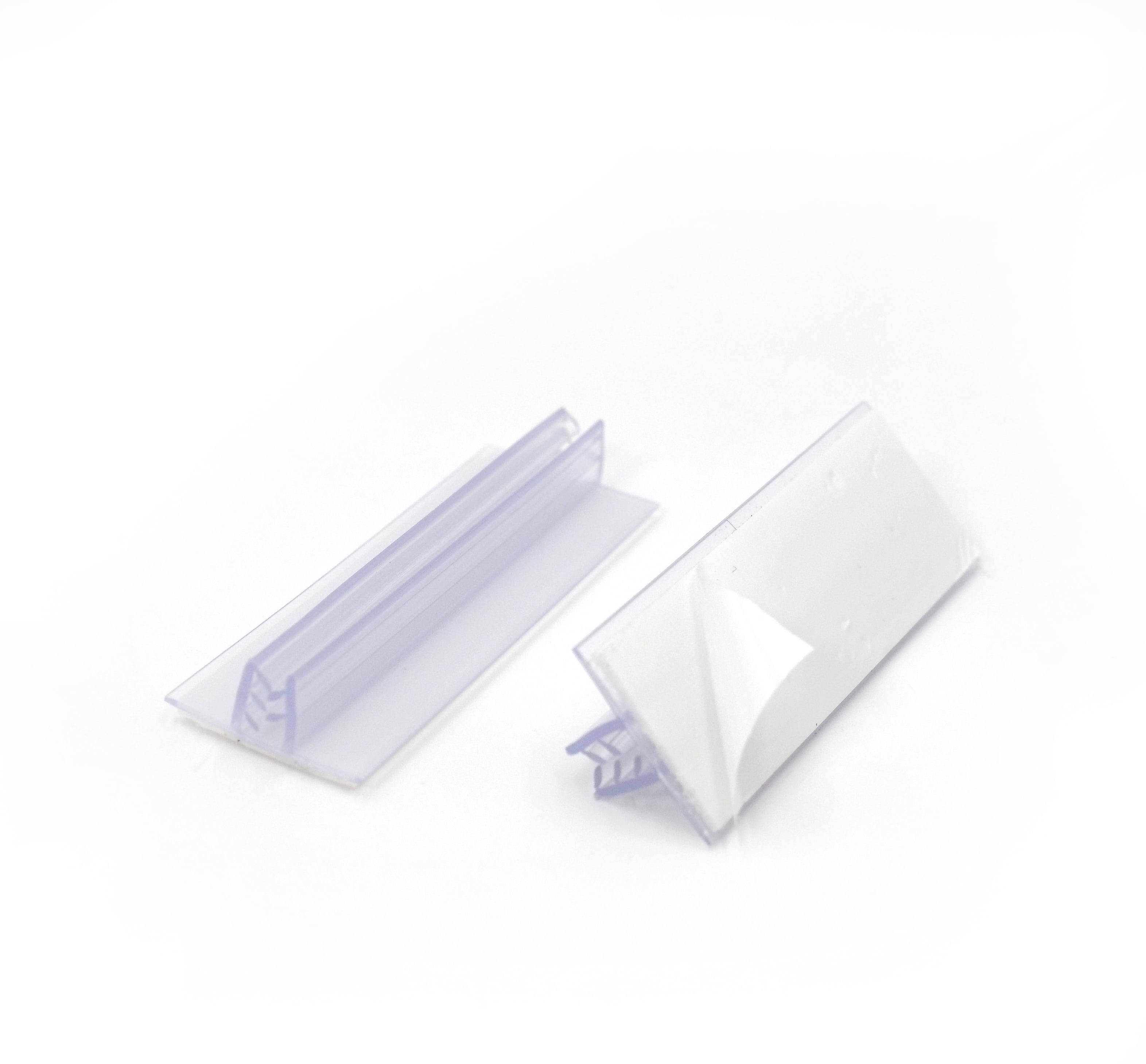 Sign Holders with Bottom Adhesive PVC. Used for Price Tag, Rack Rail, Shelf Display, Label