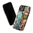 thumbnail image 3 of Bold Graphic Tattoo Style Phone Case, Retro Sticker Collage Design iPhone Cover, Unique Artistic Protective Case for iPhone 17 16 15 14 13 12 11 Pro Plus Mini, 3 of 6