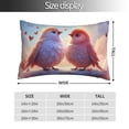 thumbnail image 2 of Kdxio Cotton Pillow Cases 20"x30" Pillowcases,Soft and Breathable Bedroom Pillow Cases-Heart Sky Bird Couple-No Pillow Core, 2 of 5