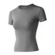 thumbnail image 5 of Tops de manga corta para salir para mujer - Corte ajustado muy elástico, tejido como una segunda piel, fibras sostenibles, silueta favorecedora para fiestas y clubes de playa, 5 of 5