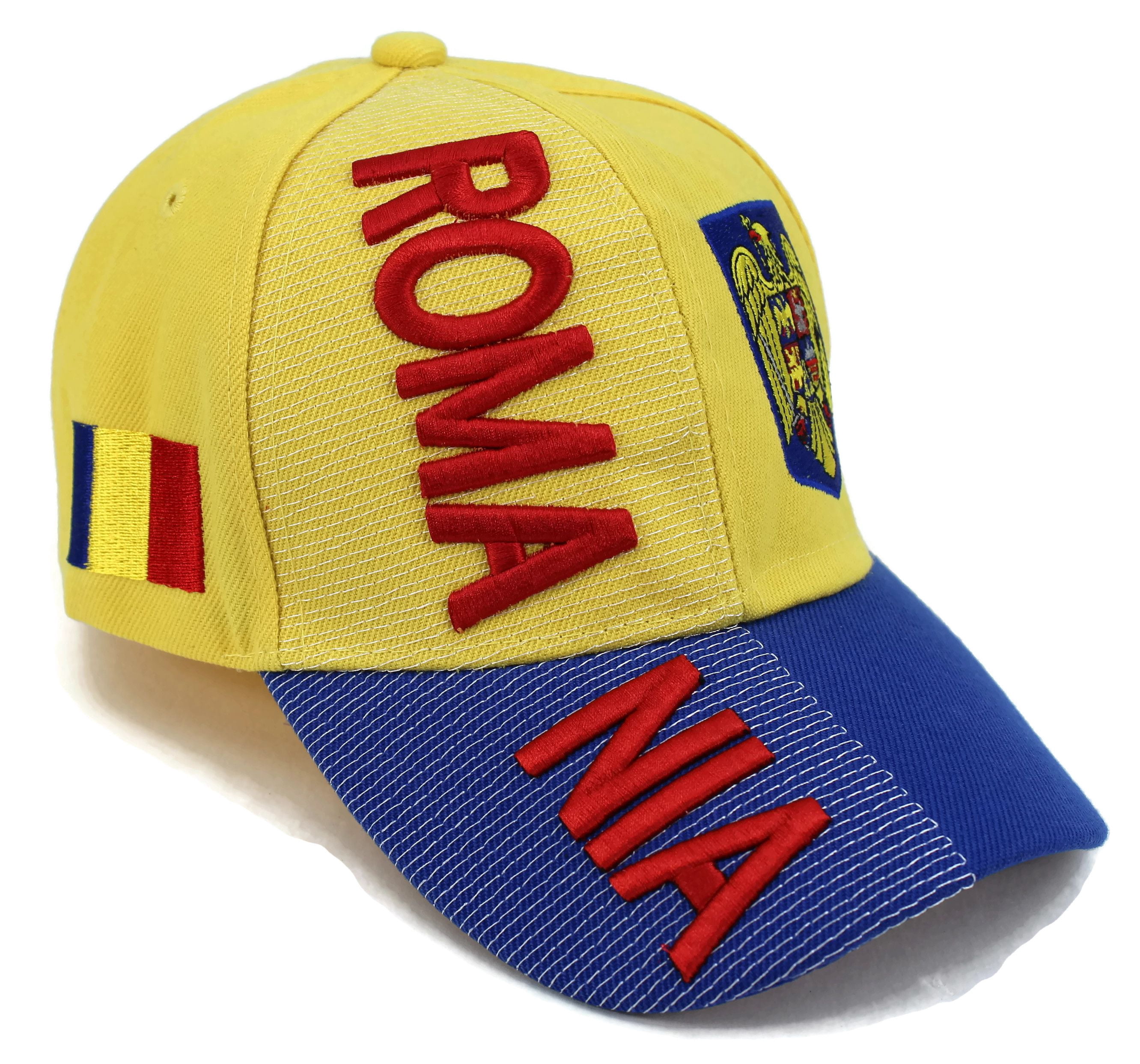 High End Hats Adult Men's Baseball Cap, Embroidered Adjustable, Romania