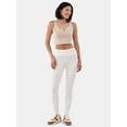 thumbnail image 2 of No Boundaries Ribbed Ankle Leggings, 27.5'' Inseam, Women's, 2 of 5