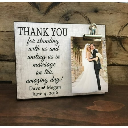 

Gift Thank You For Standing With Us and Uniting us in Marriage on This Amazing Day Thank