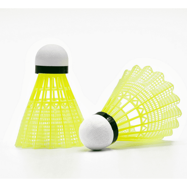 6 Pack Nylon Badminton Shuttlecocks Birdies, Baseball/Softball Batting  Training High Speed Badminton Balls with Stable & Durable, Ideal Hitting