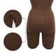thumbnail image 4 of Fajas para mujer Control de barriga Busto completo Body Shaper Calzoncillos Body Butt Brown Talla S, 4 of 7