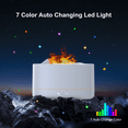 thumbnail image 6 of VAVSEA Essential Oil Diffuser, 7 Color Flame Diffuser Humidifier, Time Setting for Home, Room, White, 6 of 8