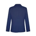 thumbnail image 2 of Manyakai Boys Classic Fit Sport Blazer Long Sleeve Lapel Suit Jacket Single Breasted Outerwear Coat Navy Blue 10, 2 of 7