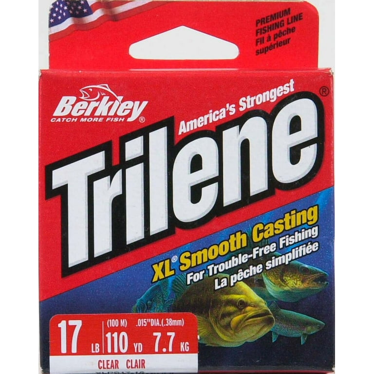 Berkley Trilene® XT®, Clear, 17lb  7.7kg Monofilament Fishing Line 