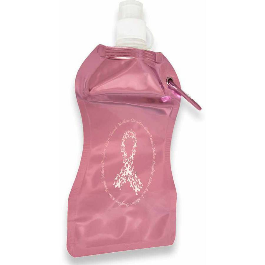 Breast Cancer Awareness Flexi Collapsible Water Bottle