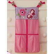 Butterfly Blossoms Girls Baby Diaper Stacker Pink Flowers