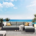 thumbnail image 3 of Tahoe 3-Piece Right-Facing Chaise Sectional Sofa Set in Gray Gray, 3 of 8