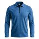 thumbnail image 5 of Ceisia Men's Heathered Blue Half-Zip Polo | Slim Stretchy Long-Sleeve Breathable Casual Top Gift, 5 of 9