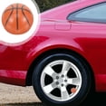 thumbnail image 5 of Raindrops 5Pcs Orange Basketball Shaped Valve Caps Decorative Car Tire Stem Caps Universal Fit, 5 of 8