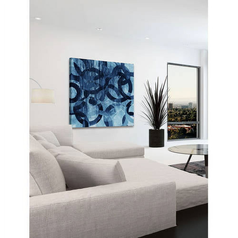 "Dancing Rings" Painting Print on Wrapped Canvas