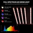 thumbnail image 2 of LED Grow Light 600W 8-Bar Full Spectrum Plant Lamp, Dimmable Commercial Grow Light with Foldable Design, 120v Indoor Lighting for 4x4ft Coverage, Vertical Farming & Greenhouse, 2 of 8
