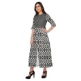 thumbnail image 3 of Moomaya Printed Kurta Summer Wear Ladies Kurti Front Slit Tunic Tops Women, 3 of 5
