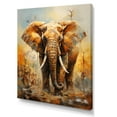 thumbnail image 2 of Designart "Dreamy Symbolism Of Elephant'S Strength II" Animals Elephant Wall Art Living Room, 2 of 7
