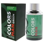 COLORS GREEN * Benetton 3.4 oz / 100 ml Eau de Toilette EDT Men Cologne Spray