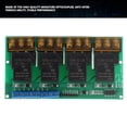 thumbnail image 4 of Relay Module, YYG-4 Four Way High Power Optocoupler Isolation MCU Control Panel 130.4x69.0mm with 9.5mm Black Barrier Terminal and Standard 30a Terminal, 4 of 7